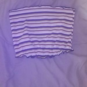 Striped tube top